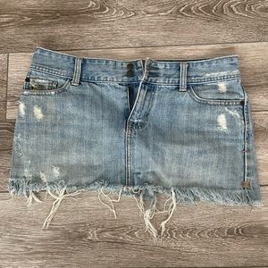 Abercrombie & Fitch jean mini skirt